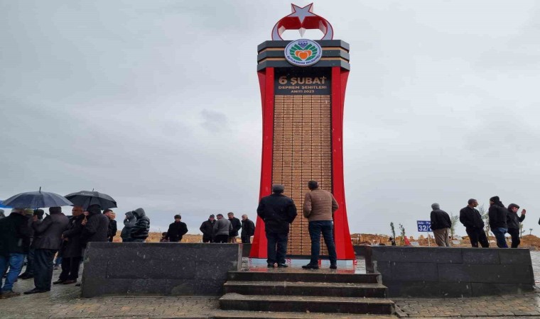 Deprem şehitlerinin ismi anıtta yaşatılacak