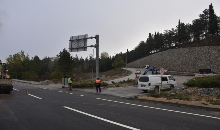 Devam eden yol çalışmaları trafiğin akışını etkiledi