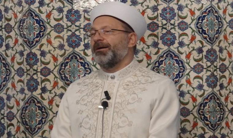 Diyanet İşleri Başkanı Erbaş’ın katıldığı programda Filistinliler için dua edildi