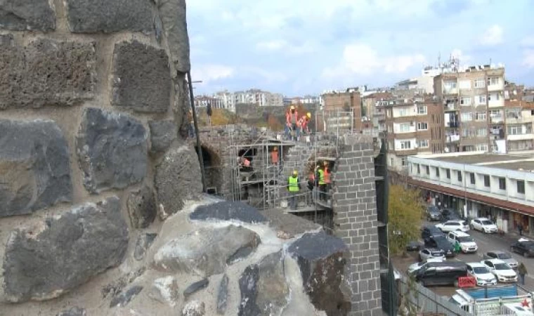 Diyarbakır surlarındaki 70 burç restore edildi, gelecek yıl etapların tamamı bitirilecek 