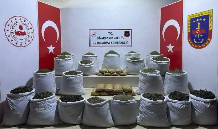 Diyarbakır’da 915 kilo esrar ele geçirildi