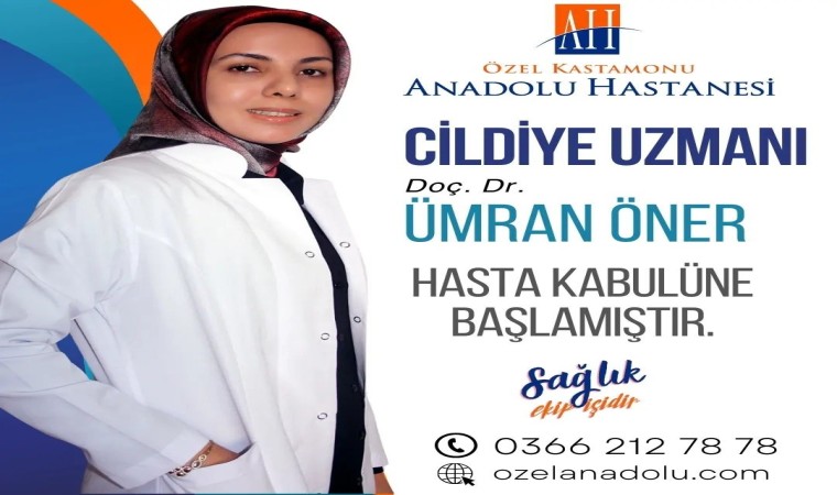 Doç. Dr. Ümran Öner, Özel Kastamonu Anadolu Hastanesinde göreve başladı