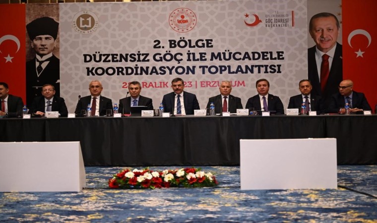 Düzensiz Göçle Mücadele Koordinasyon Toplantısı Erzurumda gerçekleşti