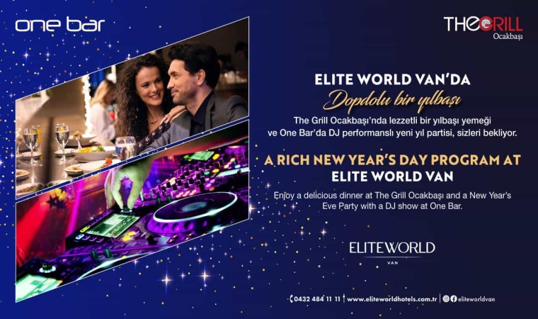 Elite World Van Hotelden muhteşem yılbaşı programı