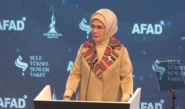 Emine Erdoğan: İki aydır dünyanın gözü önünde vicdanlarımızı paramparça eden bir kıyım yaşanıyor”