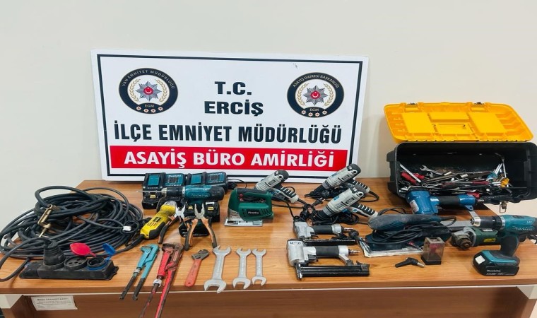 Ercişte uyuşturucu ve hırsızlık operasyonu