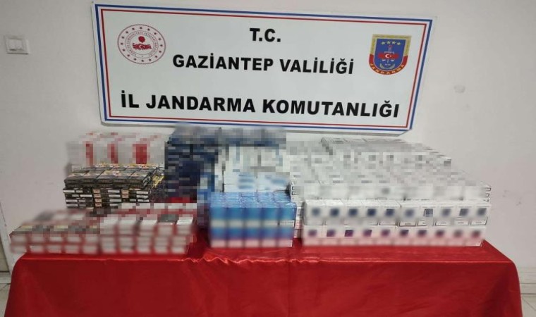 Gaziantepte 150 bin TL değerinde kaçak sigara ele geçirildi