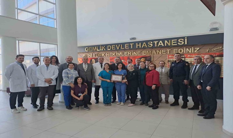 Gemlik Devlet Hastanesi ‘Anne Dostu Hastane unvanı aldı