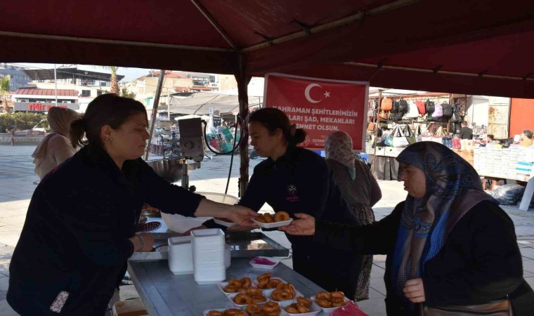 Germencik Belediyesinden şehitler için lokma hayrı