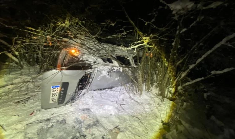 Giresun’da cip uçuruma yuvarlandı; 1 ölü, 3 yaralı