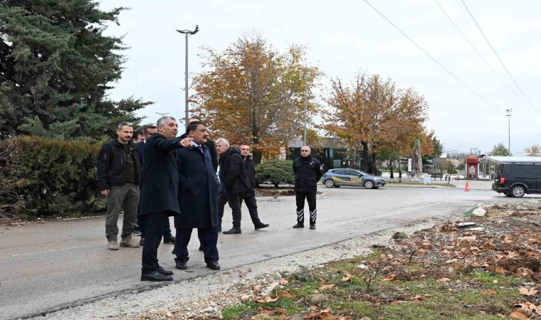 Gürkandan, Mezarlıklar Dairesi Başkanlığı İdari Hizmet Binasında inceleme