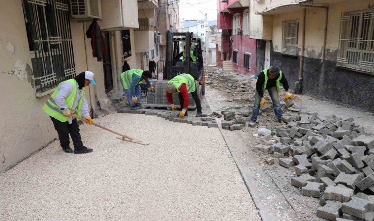 Haliliyede üstyapı çalışmaları sürüyor