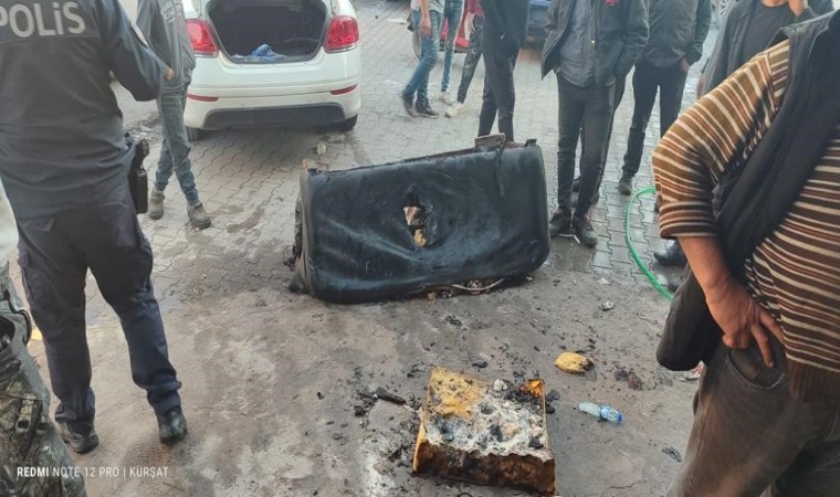 Hatayda sanayi sitesindeki yangın panik oluşturdu