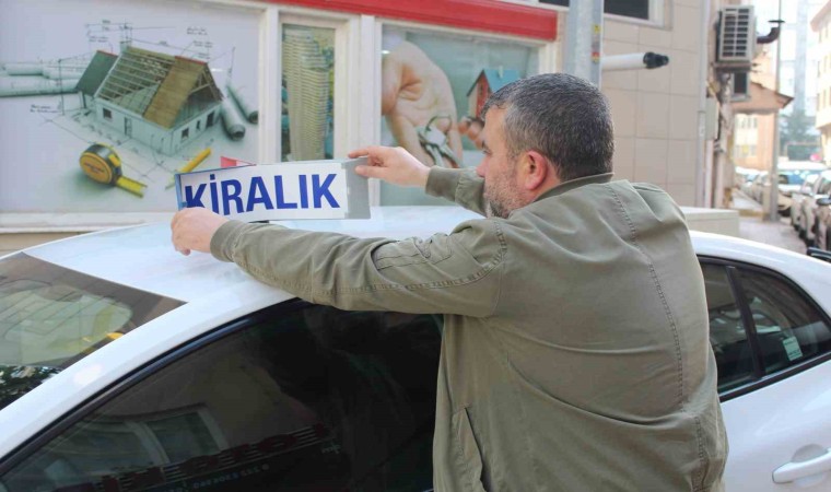 Havaların soğumasıyla oto kiralama işleri yavaşladı