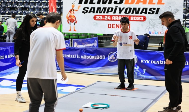 Hemsball Şampiyonasında özel sporcular sahne aldı