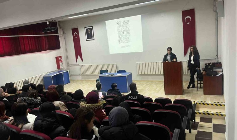 Hisarcık MYOda bağımlılıkla mücadele ve KADES uygulaması bilgilendirme semineri