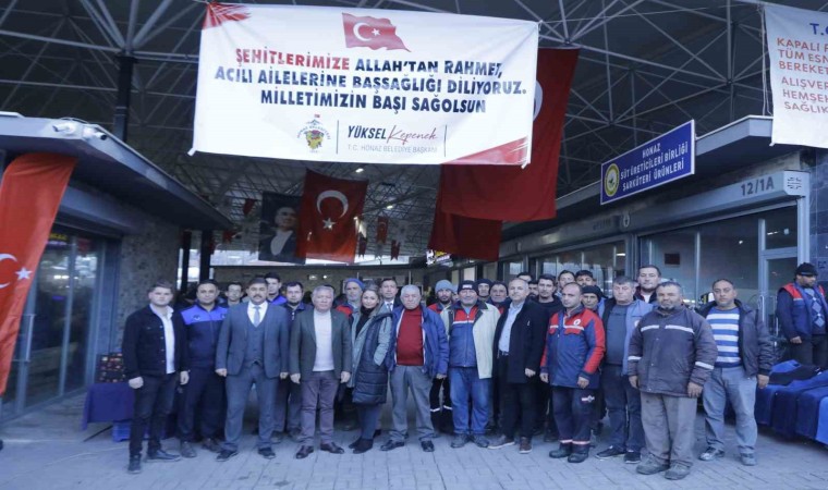 Honaz Belediyesinden şehitler için anlamlı etkinlik