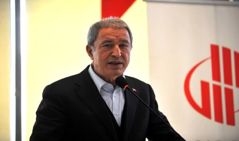 Hulusi Akar: İsrail’de nükleer silah, Filistin’de sapan taşı var