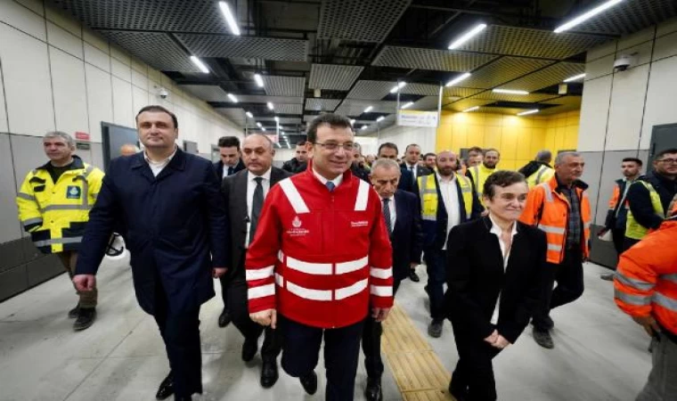 İmamoğlu Ataköy-İkitelli metro hattının test sürüşüne katıldı  