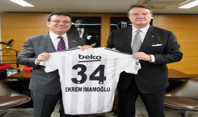 İmamoğlu’ndan Beşiktaş Kulübü’ne ziyaret