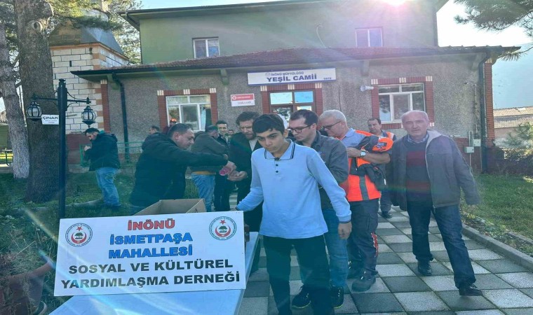 İnönü İsmetpaşa Mahalle Derneği şehitler için mevlit okuttu