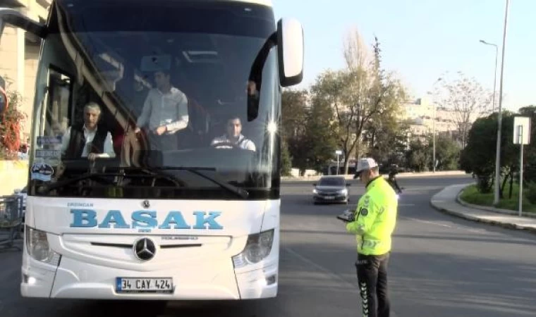 İstanbul’da şehirlerarası yolcu otobüslerine denetim