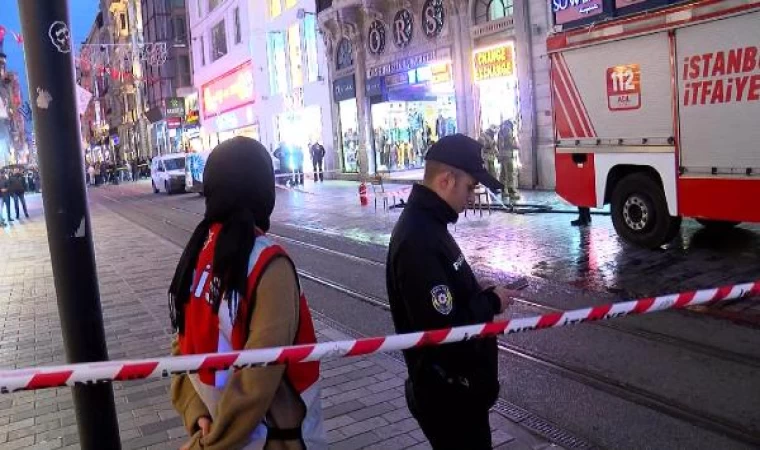 İstiklal Caddesi’nde doğal gaz kaçağı alarmı-1