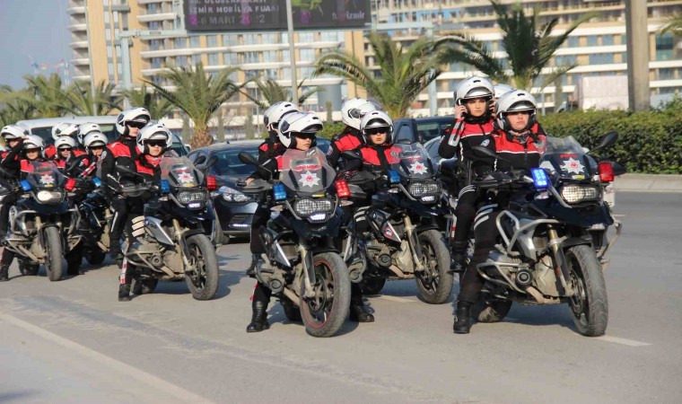 İzmirde polis ekiplerinin suçla mücadelesi sürüyor