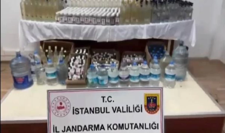 Jandarma’dan sahte içki operasyonu