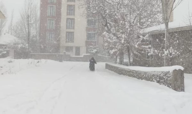 Karlıova’da 23 köy yolu kapandı, eğitime bir gün ara verildi