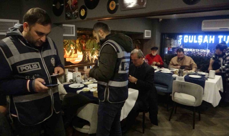 Kartalda yılbaşı öncesi restoran ve eğlence mekanlarına denetim