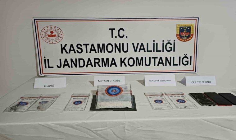 Kastamonuda uyuşturucu maddeyle yakalanan şahıs tutuklandı