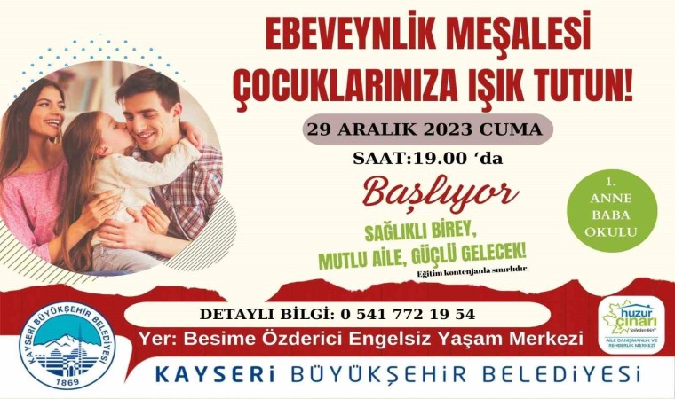 KAYMEKten Ebeveynlik Meşalesi: Çocuklarınıza Işık Tutun Eğitim Programı