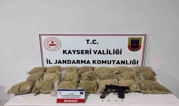 Kayseride 16 kilo uyuşturucu ele geçirildi