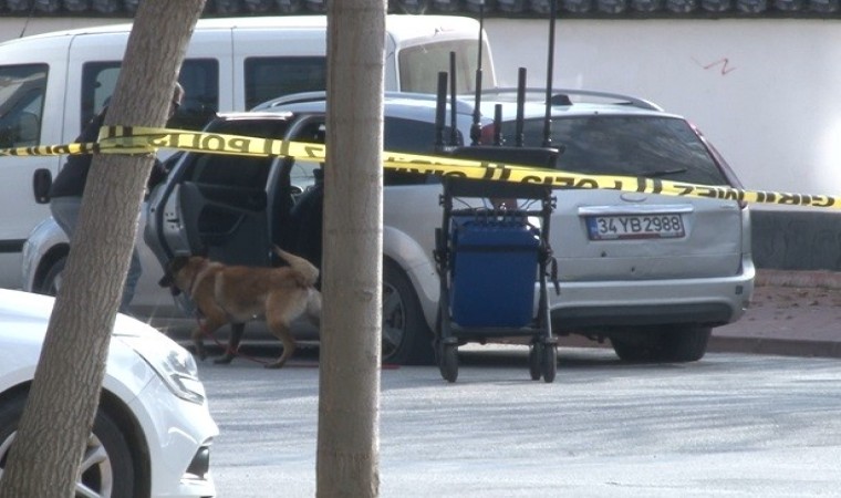 Kovalamacada ateş açılarak durdurulan araç polisi alarma geçirdi