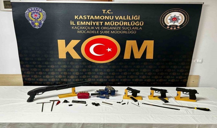 Kurusıkıdan bozma silah üreten şahıslara operasyon: 2 gözaltı