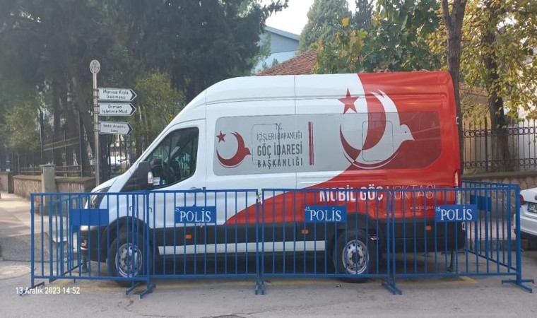 Manisada Mobil Göç Noktası uygulaması başladı