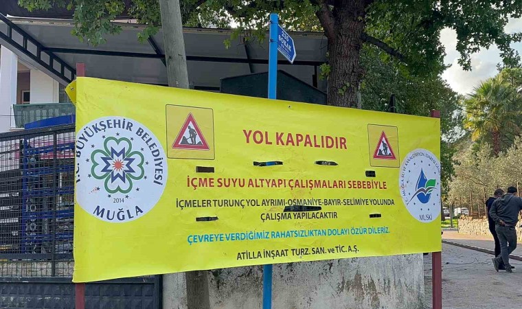 Marmariste İçmeler-Turunç yolu bir ay trafiğe kapalı