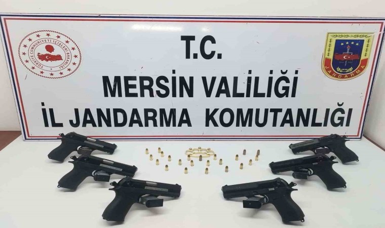 Mersinde silah kaçakçılığı yapan şüpheli yakalandı