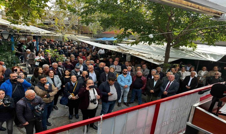 Milasta miting gibi adaylık başvurusu