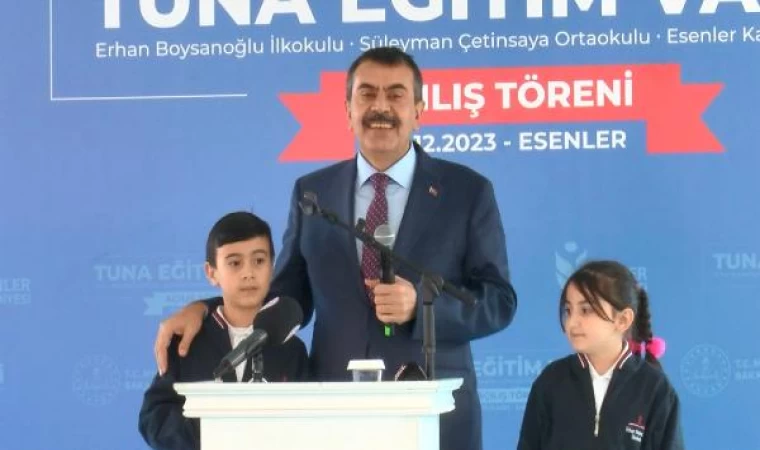 Milli Eğitim Bakanı Tekin: Su giderlerinden bile belediyelerle sıkıntı yaşıyoruz