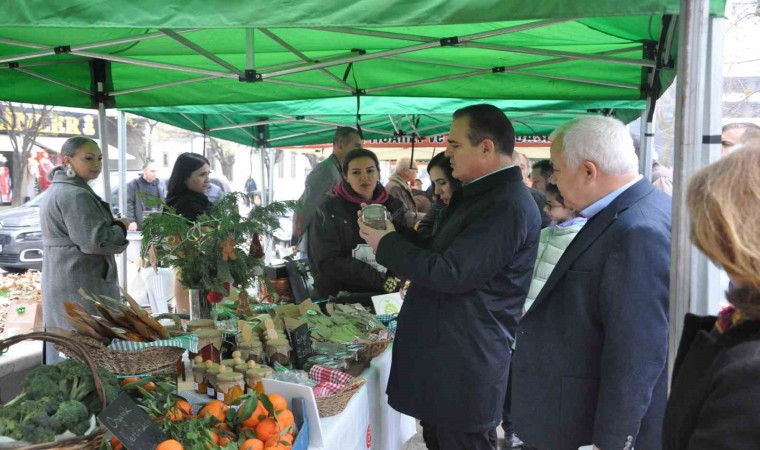 Muğlada Slow Food Yılbaşı Pazarı açıldı