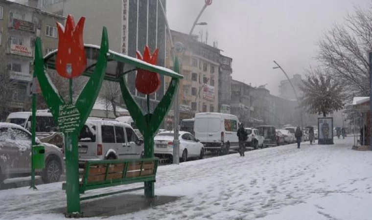 Muş’ta kar; 10 yerleşim yolu kapandı