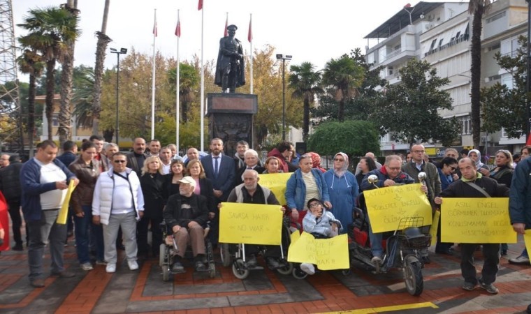 Nazillide Gazzede engelli olmaya dikkat çekildi