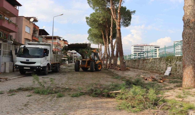 Nazillide kış hazırlıkları devam ediyor