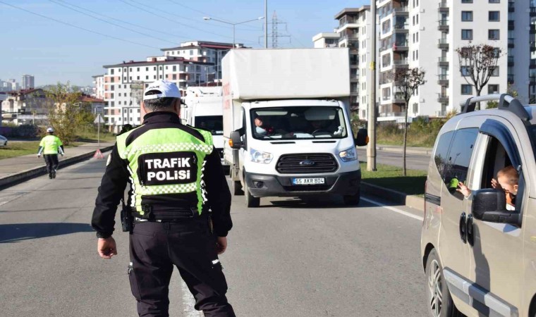 Orduda bir haftada 13 bine yakın araç denetlendi