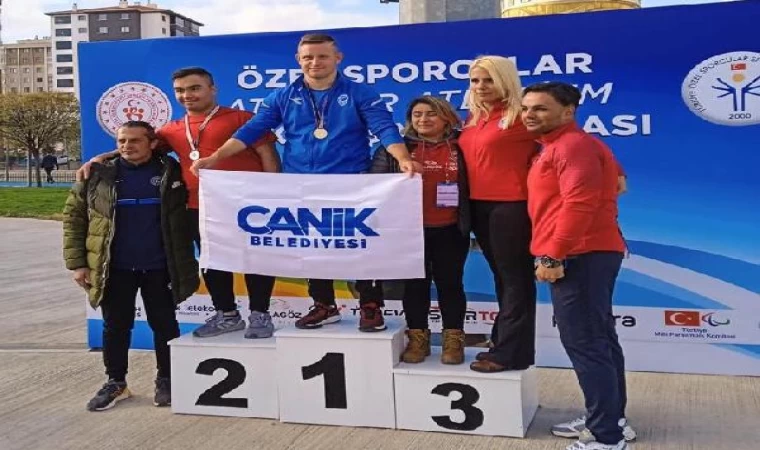 Özel Sporcu Ali Topaloğlu, Türkiye Şampiyonu oldu