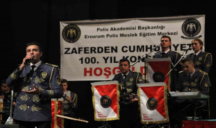 Polis Akademisi Orkestrasından Erzurumda unutulmaz konser