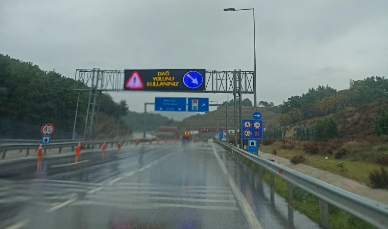 Sabucubeli Tünelleri geçici olarak trafiğe kapatıldı