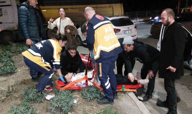 Samsunda zincirleme trafik kazası: 4 yaralı